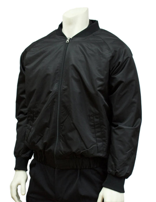 BKS220-Smitty Black Jacket With Full Front Zipper  / Option With Embroidered Logo