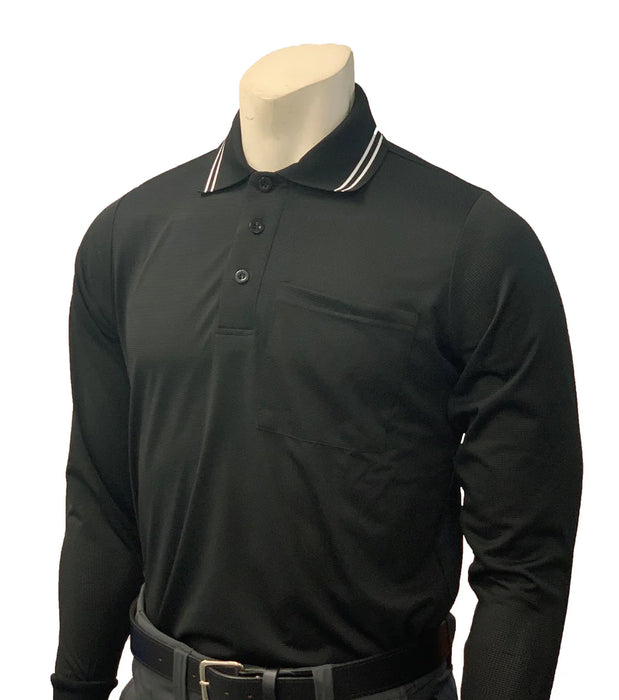 BBS308 - NEW Smitty High Performance "BODY FLEX" Style Long Sleeve Umpire Shirts - No Logo - Available in 3 Color Combinations