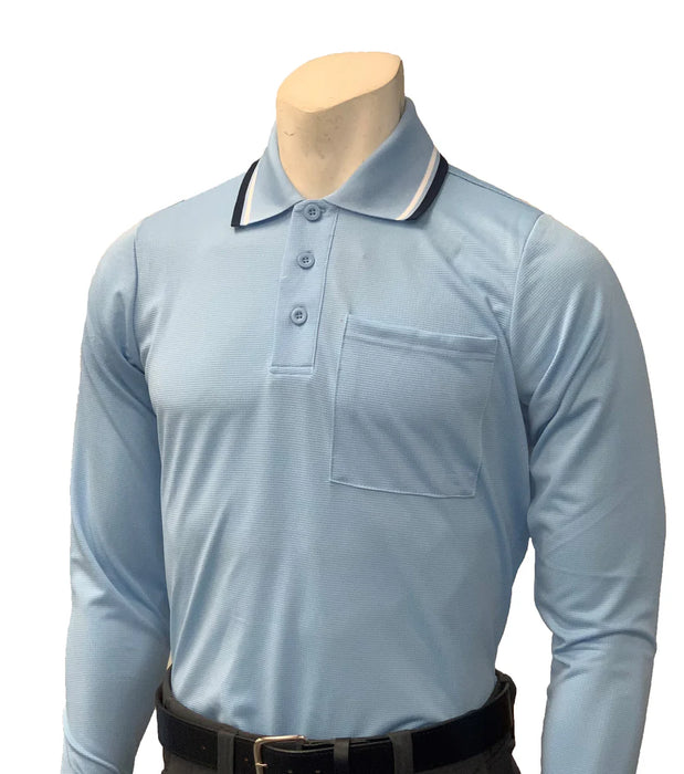 BBS308 - NEW Smitty High Performance "BODY FLEX" Style Long Sleeve Umpire Shirts - No Logo - Available in 3 Color Combinations