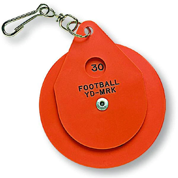 ACS537-Smitty Orange Plastic Disc Chain Clip