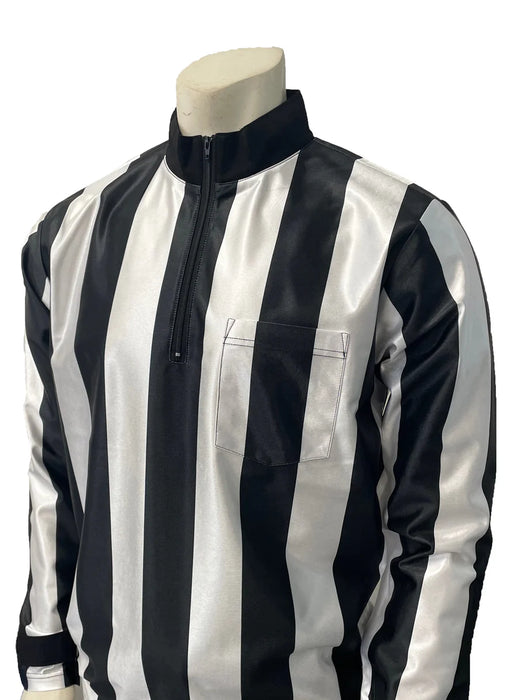 FBS127-Smitty 2 1/4" Stripe Water Resistant Single Layer Shirt / Option With Embroidered Logo