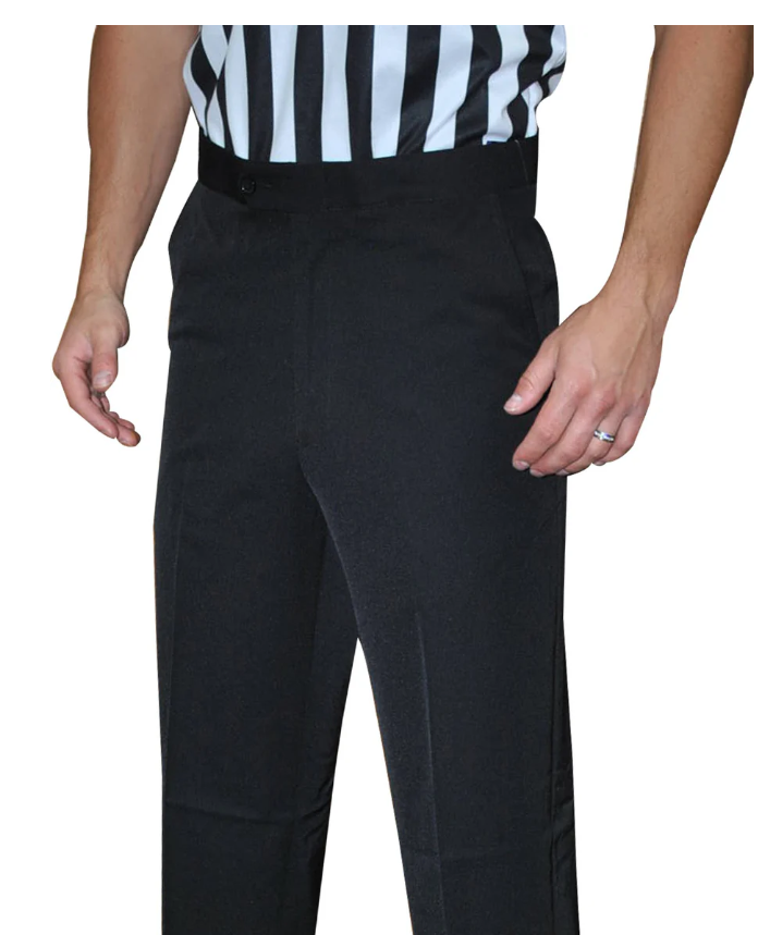 BKS287-Smitty 4-Way Stretch Flat Front Pants w/ Slash