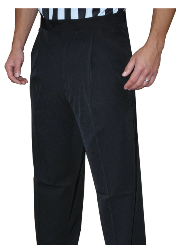 BKS271-Smitty 100% Polyester Pleated Pants w/ Slash Pockets  Woodrow's  Apparel and Accessories for Officials