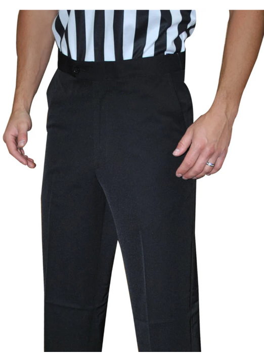 BKS277-Smitty 100% Polyester Flat Front Pants w/ Slash Pockets