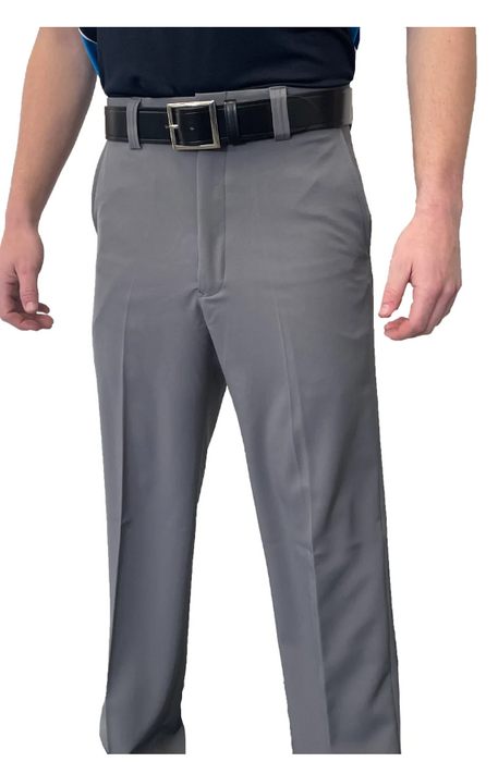 BBS354HG - "NEW" Men's Smitty "4-Way Stretch" FLAT FRONT COMBO PANTS with SLASH POCKETS "NON-EXPANDER"- HEATHER GREY