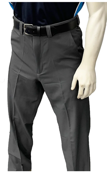 BBS354- "NEW" Men's Smitty "4-Way Stretch" FLAT FRONT COMBO PANTS with SLASH POCKETS "NON-EXPANDER"- Charcoal Grey and Heather Grey