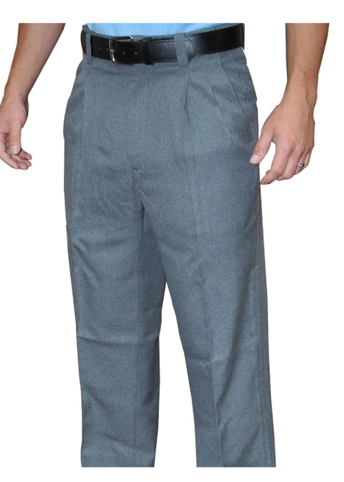 BBS371-Smitty Pleated Combo Pants - Available in Heather Grey