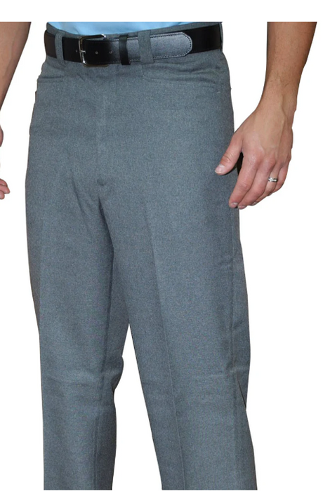 BBS377-Smitty Flat Front Combo Pants - Available in Heather Grey and Navy Regular price