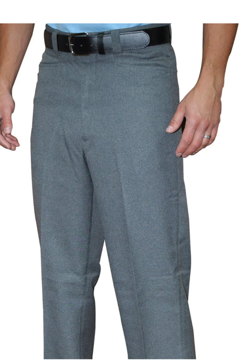 BBS378-Smitty Flat Front Base Pants-Heather Grey