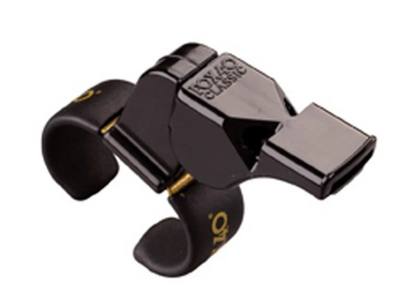 F40FINGER CLASSIC - Fox 40 Black Plastic Finger Whistle