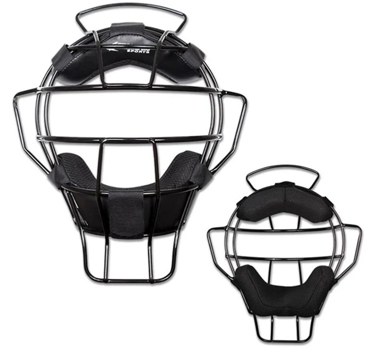 CM72 - Lightweight Umpire Mask with Black Mesh Padding