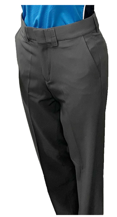 BBS360- "NEW" Women's Smitty "4-Way Stretch" FLAT FRONT COMBO PANTS with SLASH POCKETS "NON-EXPANDER"- Charcoal Grey and Heather Grey