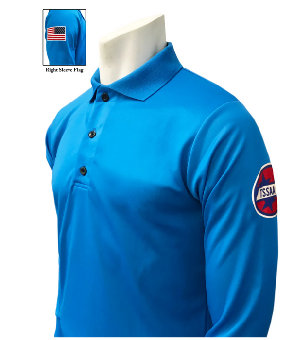 USA401TN - Smitty *NEW* "Made in USA" - BRIGHT BLUE - TSSAA Men's Volleyball Long Sleeve Shirt