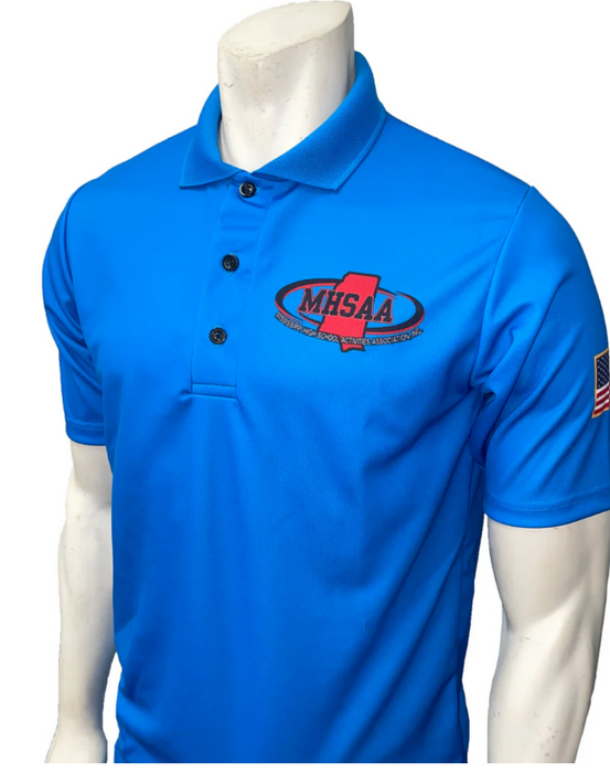 USA480MS-BB - Smitty "Made in USA" - Mississippi Volleyball "BRIGHT BLUE" Short Sleeve Shirt