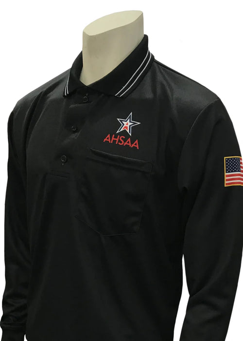 USA301AL - Smitty "Made in USA" - Dye Sub Alabama Baseball Long Sleeve Shirt - Black